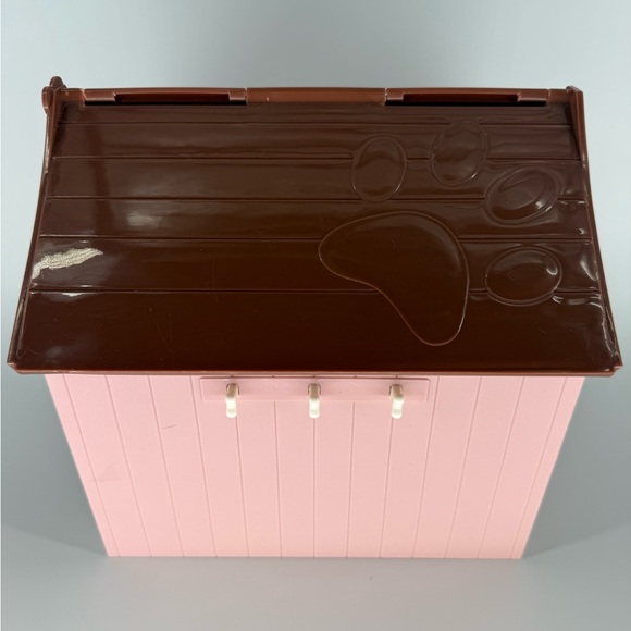 Battat Our Generation Doll Pet Dog House Pink Brown EUC - Picture 9 of 11